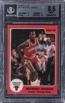 1985-86 Star #117 Michael Jordan Rookie Card - BGS NM-MT+ 8.5